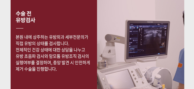 수술 전 유방검사